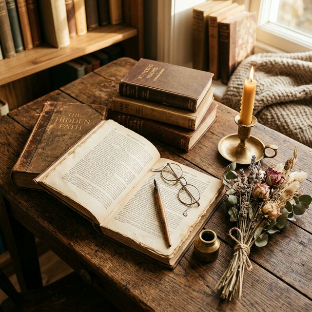 Fondo de libros vintage